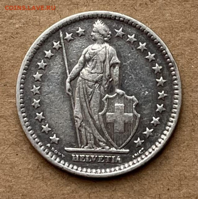 2 франка 1941г Швейцария. - IMG_8913