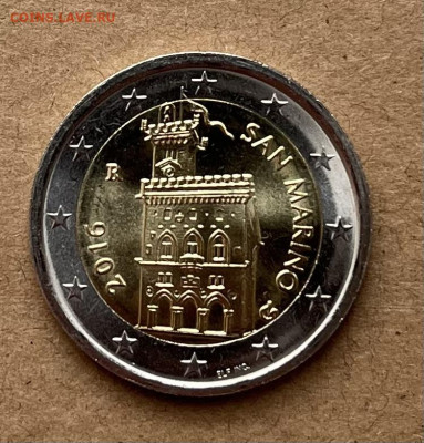 2 евро  2016г Сан Марино - IMG_8903