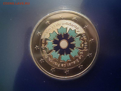 2 евро Василек цвет. на Розовую ленту цвет. в блистере (СПб) - IMG_20251004_193558