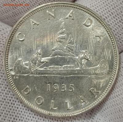 Канада 1 доллар 1935 г. - 20251202_113246