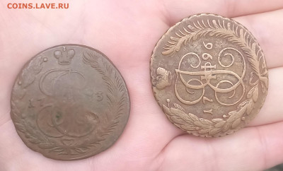 5 копеек 1796 года АМ Необычная форма кружка - 20251202_140314