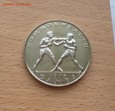 Крона Шайба Самоа 1 Тала 1974 Х Игры Содружества Бокс Спорт - krona_shajba_samoa_1_tala_1974_kh_igry_sodruzhestva_boks_sport