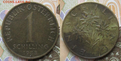 Австрия 1 шиллинг 1983 до 08-12-25 в 22:00 - Австрия 1 шиллинг 1983    237-ас130-13196