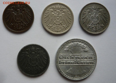 Германия 1,5,50 пфеннига 1907-21гг.5 мон.До 7.12. 22.00 мск - P1470308.JPG