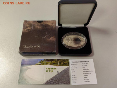 10дол 2012 Фиджи Апокалипсис1 Календарь Майя,Ag925, до 09.12 - Ю Апокалипсис1 Майя-4