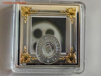 1дол 2014 Ниуэ Портрет молодого человека. Рафаэль, Ag999 - Ю Портрет молодого-2