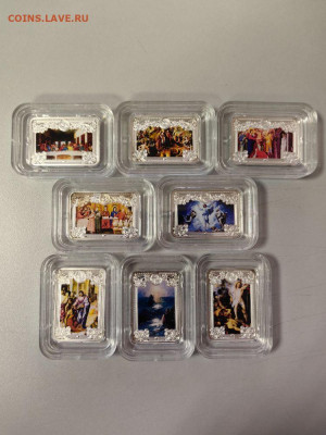 5дин 2012-13 Андорра, Чудеса Иисуса Христа Ag925(8шт), до 09 - ЯЯ Чудеса Иисуса - 2