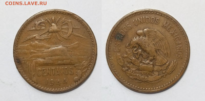 Мексика 20 сентавос 1944 года - 5.12 - IMG_20251121_171158