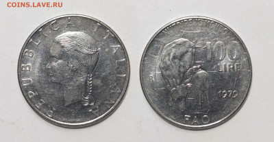 Италия 100 лир 1979 года девушка - 5.12 - IMG_20251121_171527