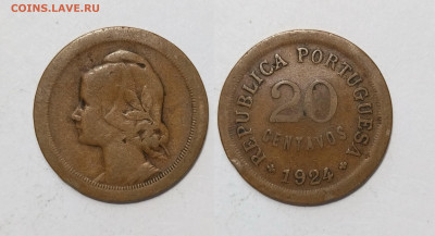 Португалия 20 сентавос 1924 года - 5.12 - IMG_20251121_173606