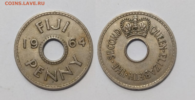 Фиджи 1 пенни 1964 г Елизавета II - 5.12 - IMG_20251121_171313