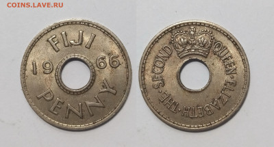 Фиджи 1 пенни 1966 г Елизавета II - 5.12 - IMG_20251121_171403