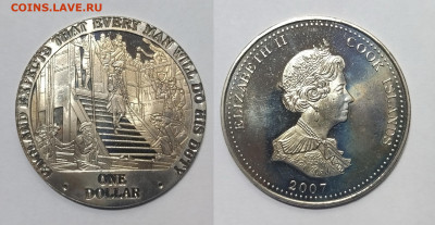 о.Кука 1 доллар 2007 г история Нельсона 7 монет - 5.12 - IMG_20240510_071939