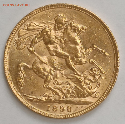 Соверен 1898 г Великобритания золото до 05.12  22:00 - IMG_20251203_141056