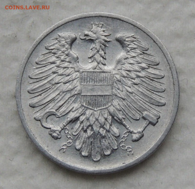 Австрия 2 гроша 1954 до 7.12.2025 - Австрия 2 гроша 54 .JPG