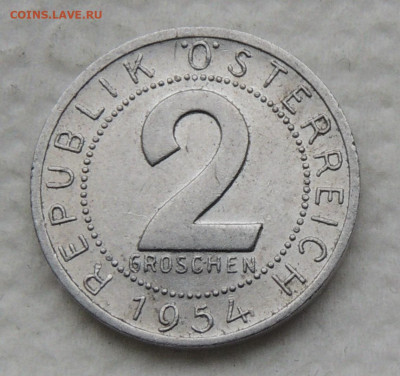 Австрия 2 гроша 1954 до 7.12.2025 - Австрия 2 гроша 54.JPG
