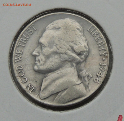 США 5 центов 1948 до 7.12.2025 - США 5 центов 48 .JPG