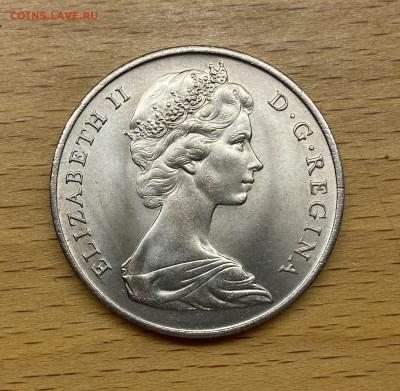 Шайба Гибралтар 1 крона 1967 Замок Королева Елизавета 2 - IMG_4195.JPG