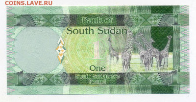 Южный Судан 1 фунт 2015 AU до 11.12. - Судан-Южный_1фунт-2015_AU_спинка
