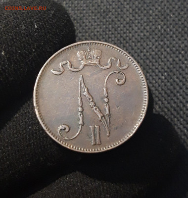 Николай II РУССКАЯ ФИНЛЯНДИЯ 5 пенни 1899 года До 12.12 - 20250717_214437