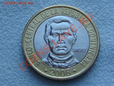 -vБ- Доминиканская респ. 5 песо 2008 бимет. до 1.03(21.00) - DSC06359.JPG