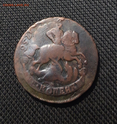 Елизавета Петровна 2 Копейки 1759 года ПЕРЕЧЕКАН До 12.12 - 20251205_224506