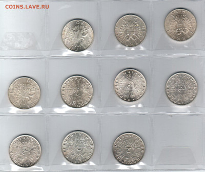 Серебряные двухшиллинговики Австрии - Австрия