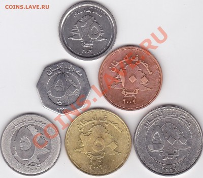 Продаю: иностранные монеты наборами и отдельно - Ливан_02