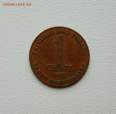 Тринидад и Тобаго 1 цент 1972 г. (Фауна)С рубля! до 15.12.25 - DSCN9673.JPG