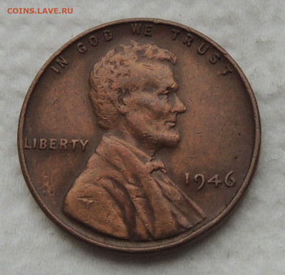 США 1 цент 1946 до 14.12.2025 - США 1 цент 46 .JPG