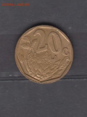 ЮАР 2007 20 центов до 16 12 - 731