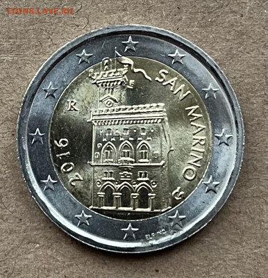 2 евро 2016. Сан Марино. Юбилейная - IMG_9094
