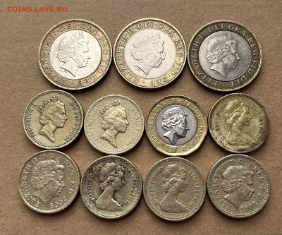 1 и 2 фунта. Великобритания. - IMG_8889