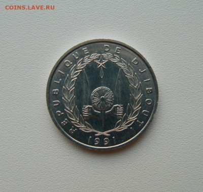 Джибути 5 франков 1991г.(Фауна)Крупная! С рубля! до 17.12.25 - DSCN9698.JPG