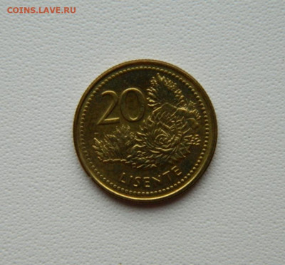 Королевство Лесото 20 лисенте 2018 г. С рубля! до 17.12.25 - DSCN9641.JPG