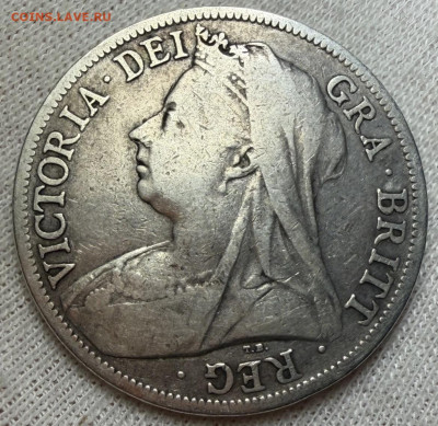 Пол кроны 1985г. Великобритания. - IMG_9124