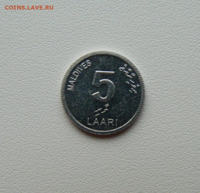 Мальдивские острова 5 лари 2012 г.(Фауна)С рубля!до 17.12.25 - DSCN9849.JPG