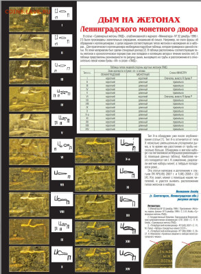 Юбилейный набор 1967 Жетон (не про ошибку) - Дым на жетонах Ленинградского монетного двора