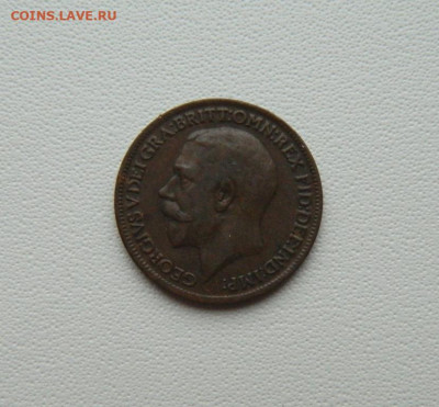 Великобритания 1 фартинг 1916 г. С рубля! до 22.12.25 - DSCN9961.JPG