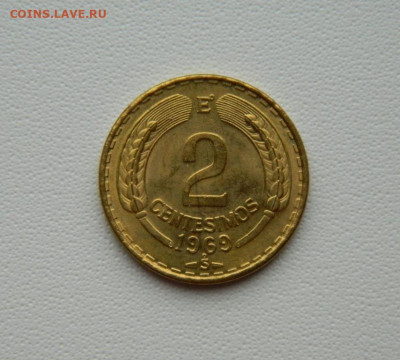 Чили 2 сентесимо 1969 г.(Кондор) С рубля!  до 22.12.25 - DSCN9869.JPG