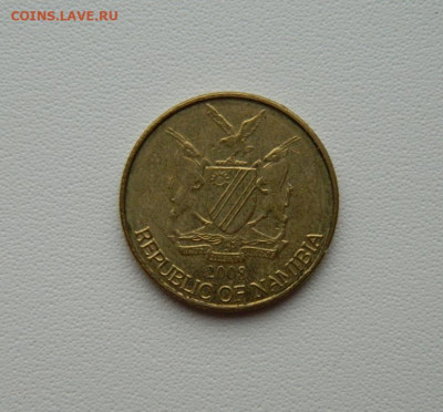 Намибия 1 доллар 2008 г.(Фауна)  С рубля! до 22.12.25 - DSCN9894.JPG
