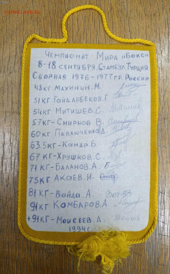 Вымпелы Юн Чемпионат Мира по Боксу с автографами. - IMG_20251217_145300