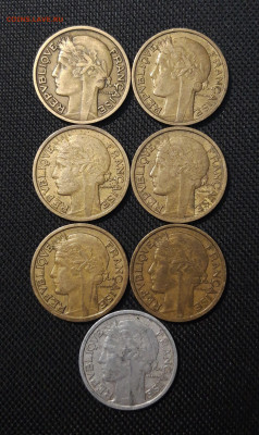 Франция ФРАНКИ 1923 - 1955 года 15 монет До 23.12 - 20251018_212810