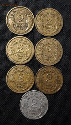 Франция ФРАНКИ 1923 - 1955 года 15 монет До 23.12 - 20251018_212718