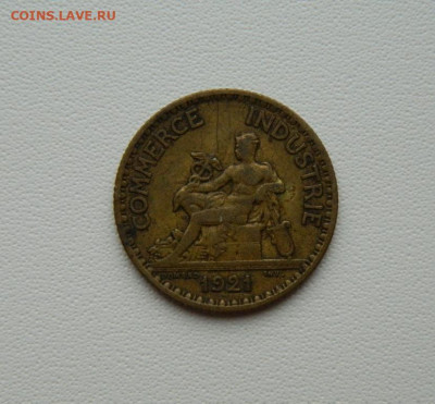 Франция 1 франк 1921 г. С рубля! до 22.12.25 - DSCN9889.JPG