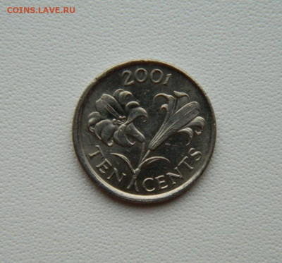 Бермудские острова 10 центов 2001 г. С рубля! до 23.12.25 - DSCN9871.JPG