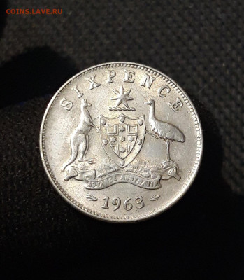 Австралия 6 пенсов 1963 года Ag До 23.12 - 20250924_202512