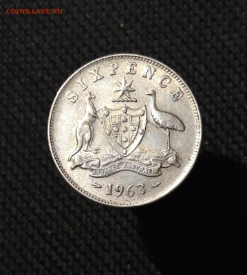 Австралия 6 пенсов 1963 года Ag До 23.12 - 20250924_202323