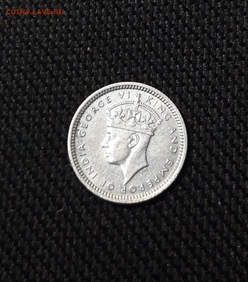 Малайя 5 центов 1945 год король и император Георг 6 До 23.12 - 20250924_202917