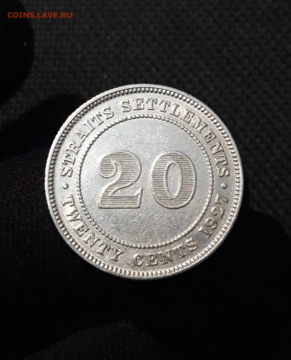 СТРЕЙТС СЕТЛМЕНТС 20 центов 1927 года До 23.12 - 20250924_203408